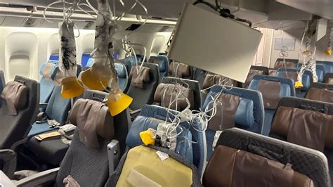 Singapore Airlines turbulence: Images show damage inside plane .